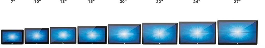 Brilliant Displays from 7 to 27-inches